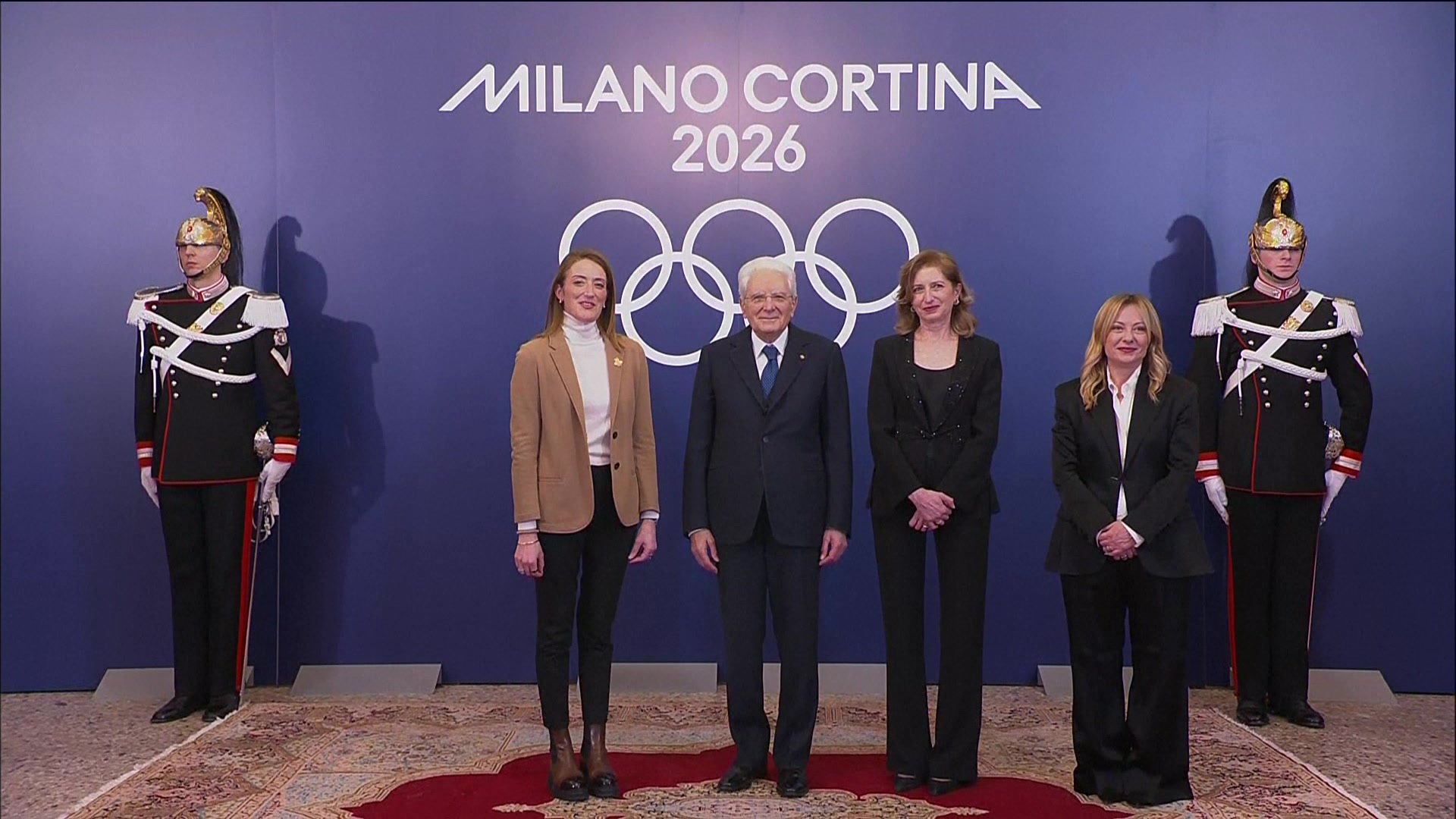 Roberta METSOLA, EP President participates to the event organised by Sergio MATTARELLA, President of Italy, on the occasion of the official opening of the Olympic Winter Games
